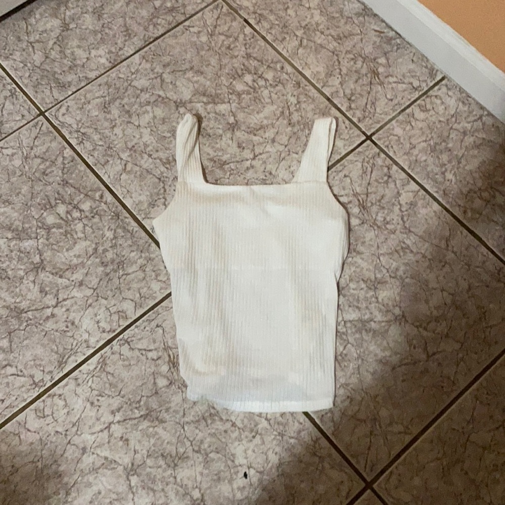 White tank top